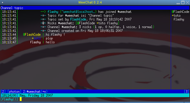 WeeChat 0.2.4