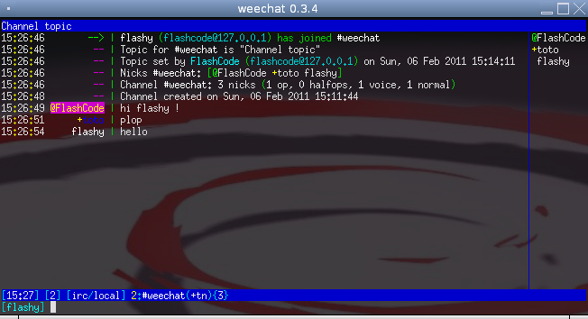 WeeChat 0.3.4